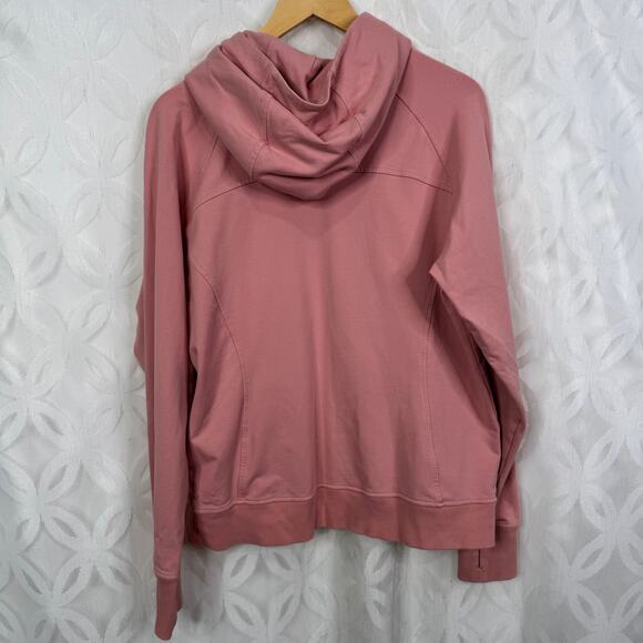Lululemon Scuba Pullover Pink Taupe Sweatshirt Size 10 - Picture 6 of 13